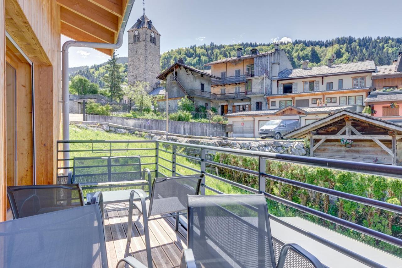 La Poudreuse - Duplex Avec Balcon Vue Montagne - Flumet Bagian luar foto