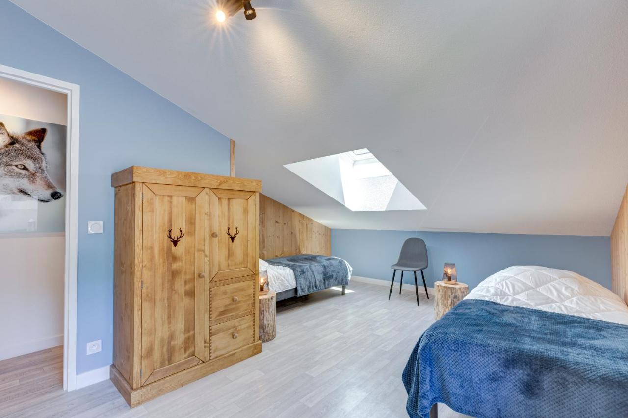 La Poudreuse - Duplex Avec Balcon Vue Montagne - Flumet Bagian luar foto