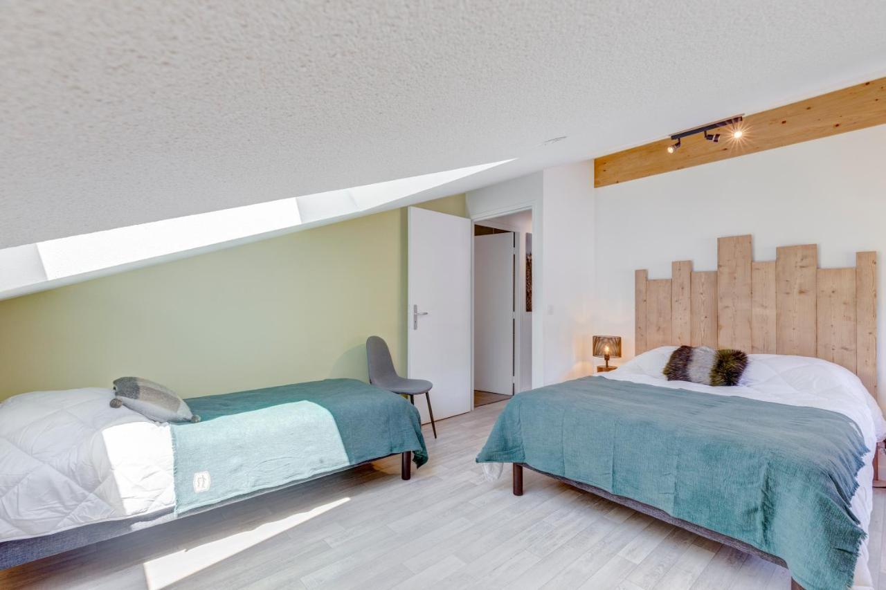 La Poudreuse - Duplex Avec Balcon Vue Montagne - Flumet Bagian luar foto