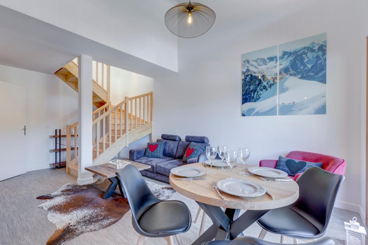 La Poudreuse - Duplex Avec Balcon Vue Montagne - Flumet Bagian luar foto