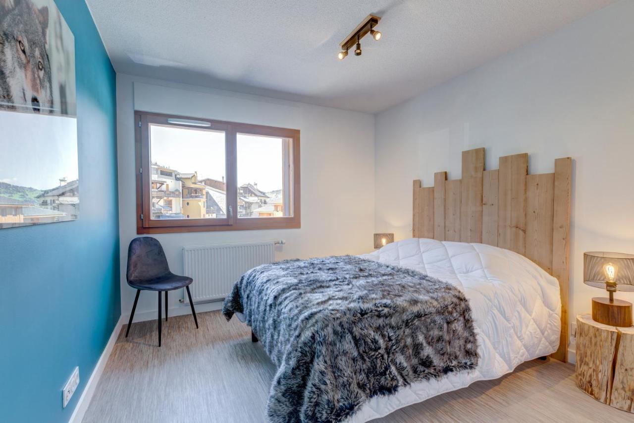 La Poudreuse - Duplex Avec Balcon Vue Montagne - Flumet Bagian luar foto