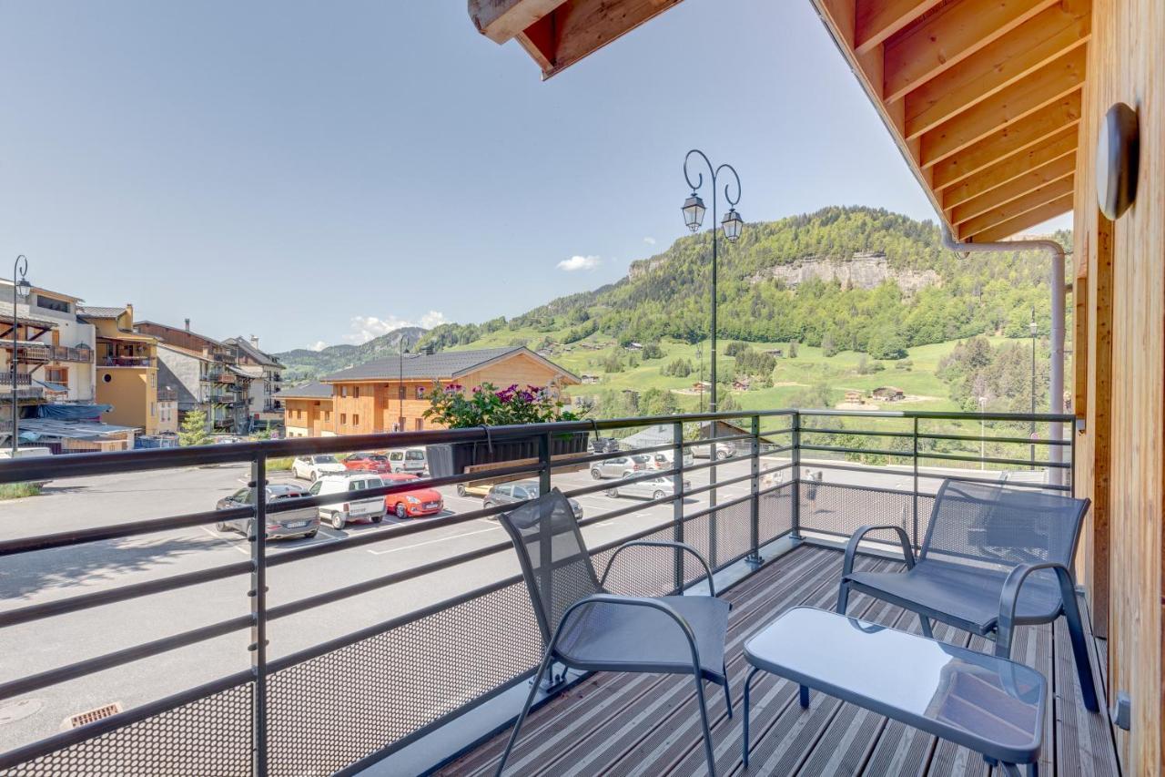 La Poudreuse - Duplex Avec Balcon Vue Montagne - Flumet Bagian luar foto